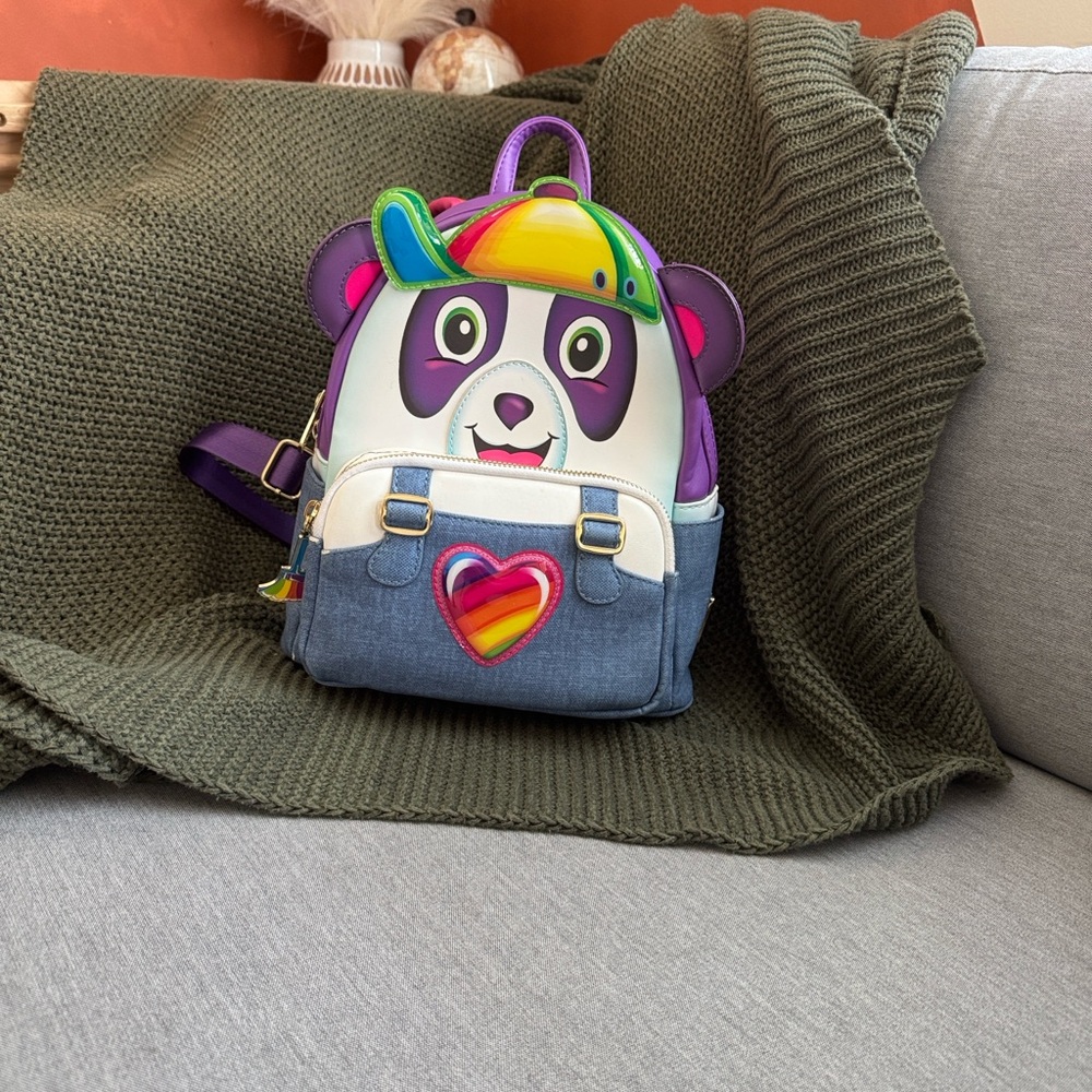 Lisa Frank Panda Painter Loungefly Backpack